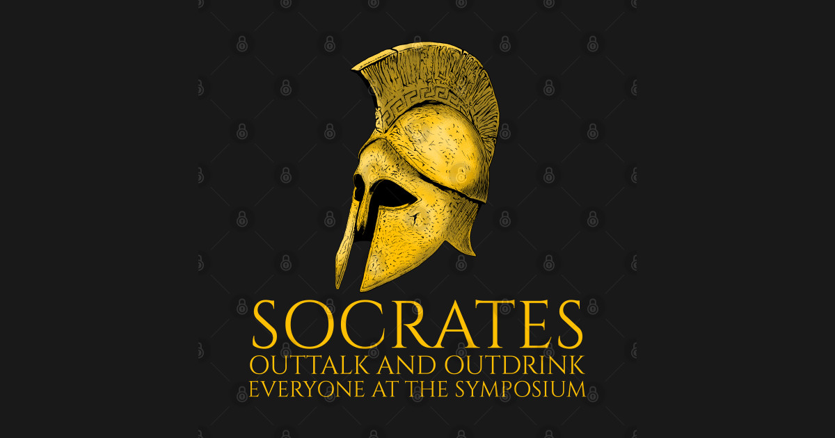 Ancient Greek Philosopher Socrates At The Symposium Philosopher T