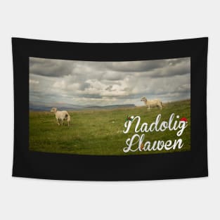 Nadolig Llawen - Typical Scene Tapestry