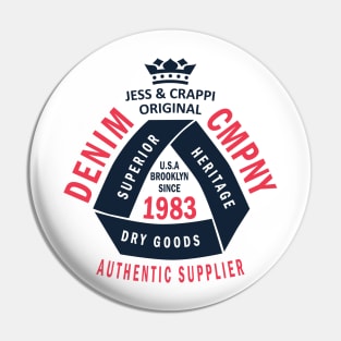 Denim cmpny Authentic supplier Pin