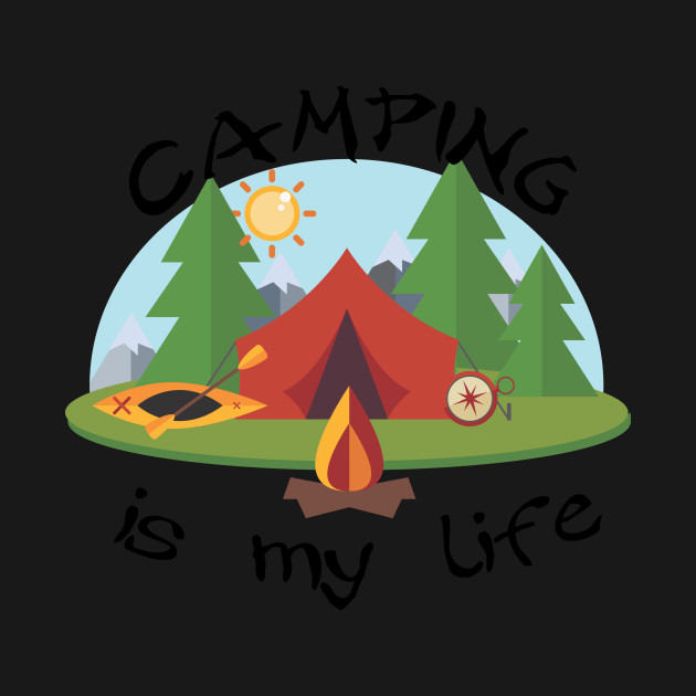 Discover Camping is my Life - Love Camping - T-Shirt