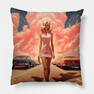 Barbie x Oppenheimer  | BARBENHEIMER T-Shirt Pillow