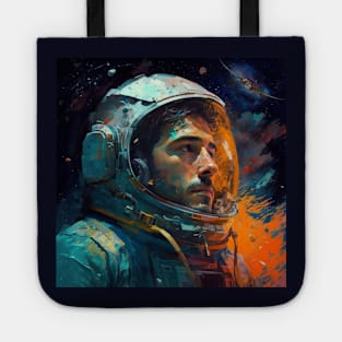 Astronaut Exploring Unknown Space Tote