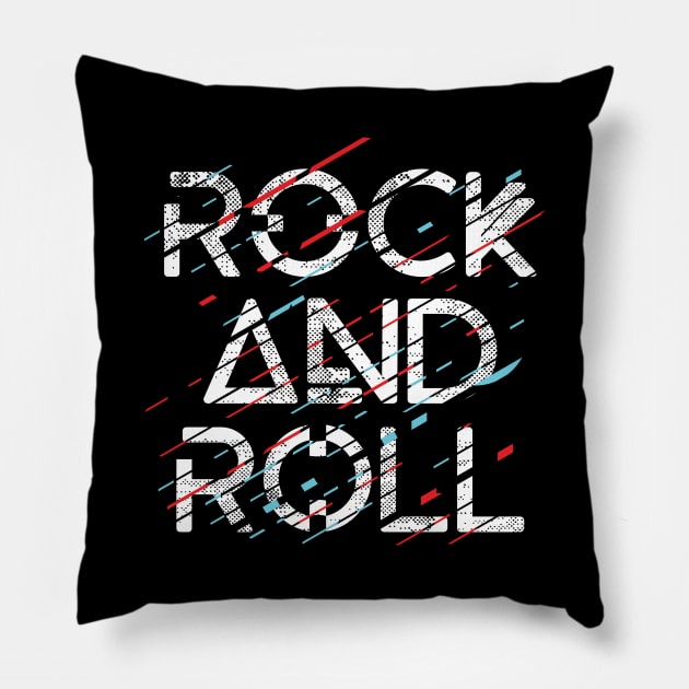 Rock and Roll Pillow by TambuStore