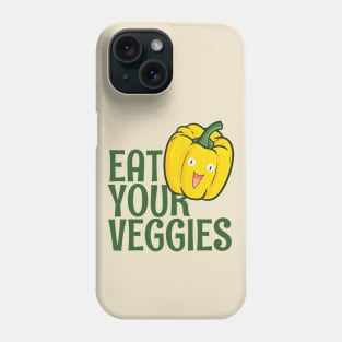 Eat Your Veggies - Yellow Bell Pepper Phone Case