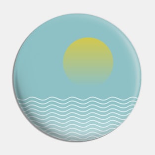 Sea and sun Pin