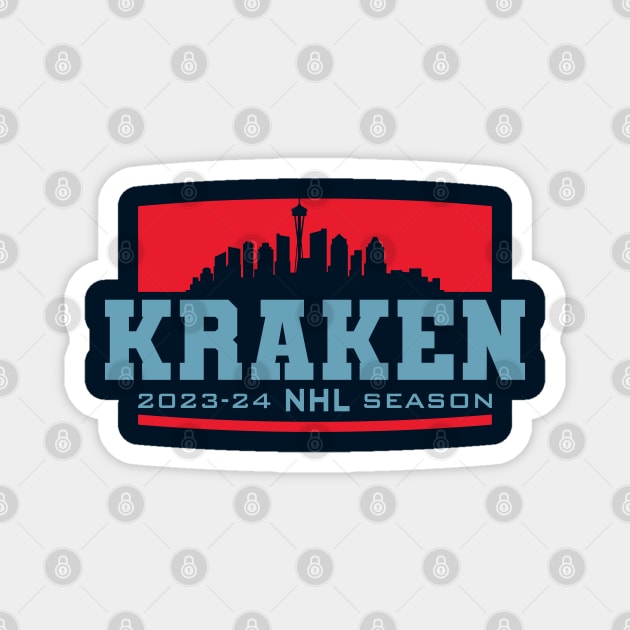 Kraken Hockey 2023-24 Magnet by Nagorniak