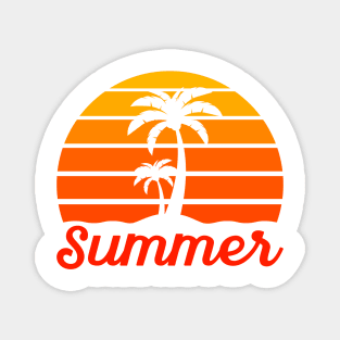 Summer Sunset Design Magnet