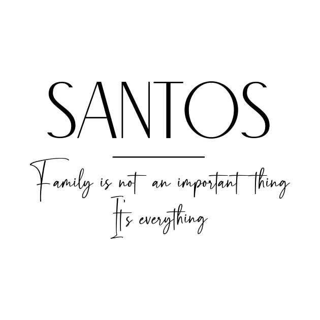 Santos Family, Santos Name, Santos Middle Name by Rashmicheal