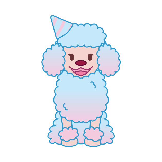 Cotton Candy Poodle by chibifox