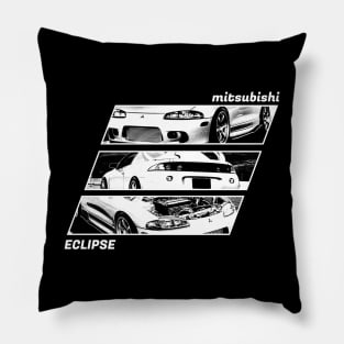 MITSUBISHI ECLIPSE D30 Black 'N White Archive 2 (Black Version) Pillow