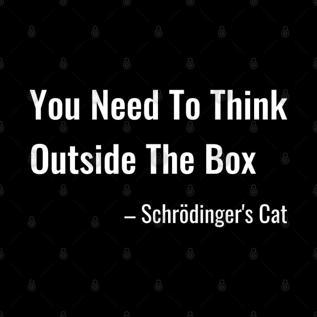 Funny Schrodinger's Cat Thinks Outside the Box by jutulen