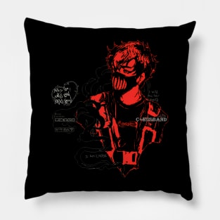 Corpse Husband Design I will incite chaos Pillow