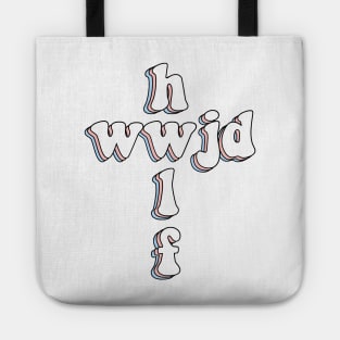 wwjd x hwlf Tote