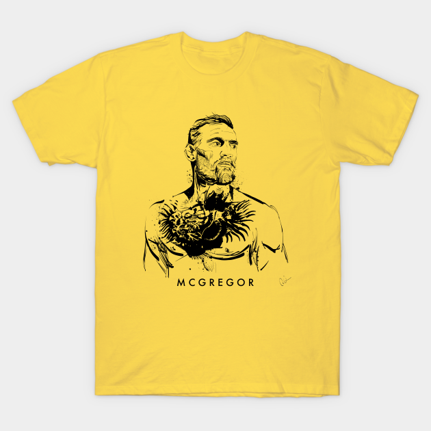 conor mcgregor yellow shirt