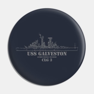 USS GALVESTON Pin