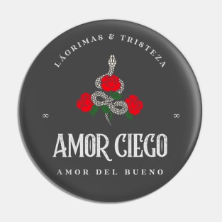 Amor Corazon Rosa Pin