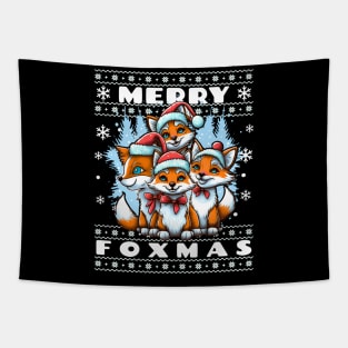 Merry Foxmas Tapestry