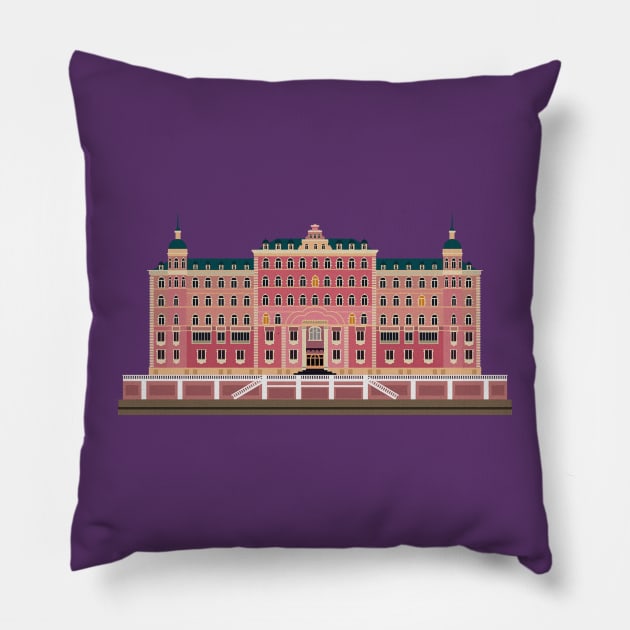 Grand Budapest Hotel Wes Pillow by thedoomseed