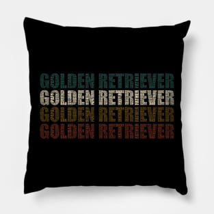 Golden Retriever Dad - Funny Dog Lovers Gift For Papa Pillow