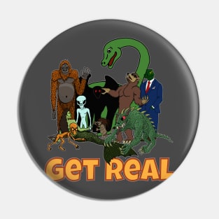 Get Real Cryptids Pin