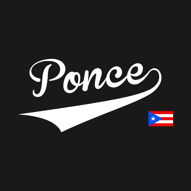 Ponce Puerto Rico Puerto Rican Baseball by PuertoRicoShirts