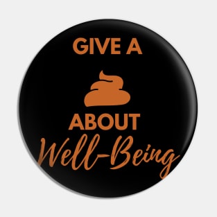 Care About Wellbeing Pin