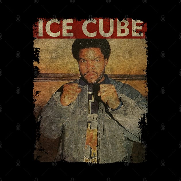 TEXTURE ART-Ice Cube - RETRO STYLE 4 by ZiziVintage