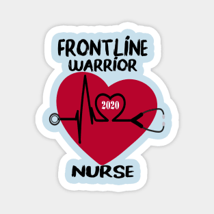 Frontline Warrior 2020 Nurse Magnet