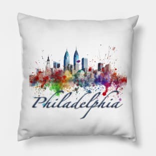 Philadelphia Skyline Pillow