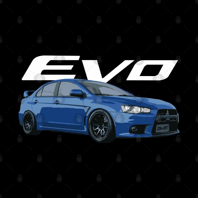 EVO X evolution 10 octane blue by cowtown_cowboy