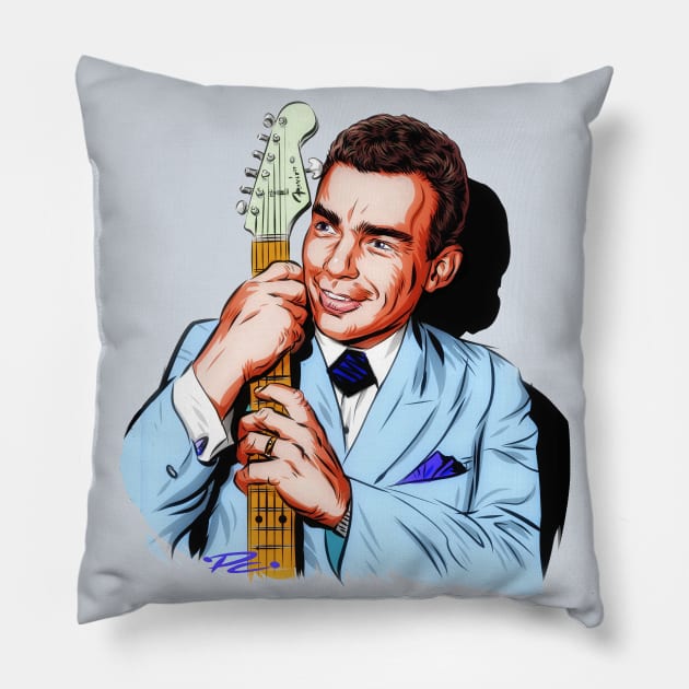 Ronnie Prophet - An illustration by Paul Cemmick Pillow by PLAYDIGITAL2020