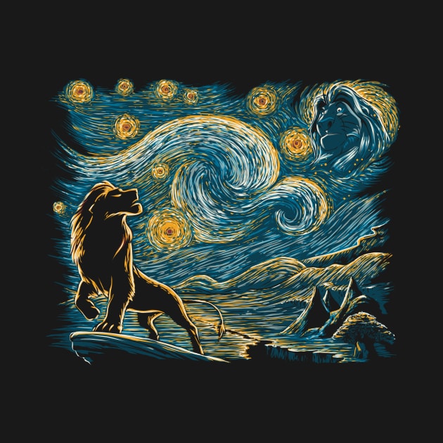 Starry Lion King by ddjvigo