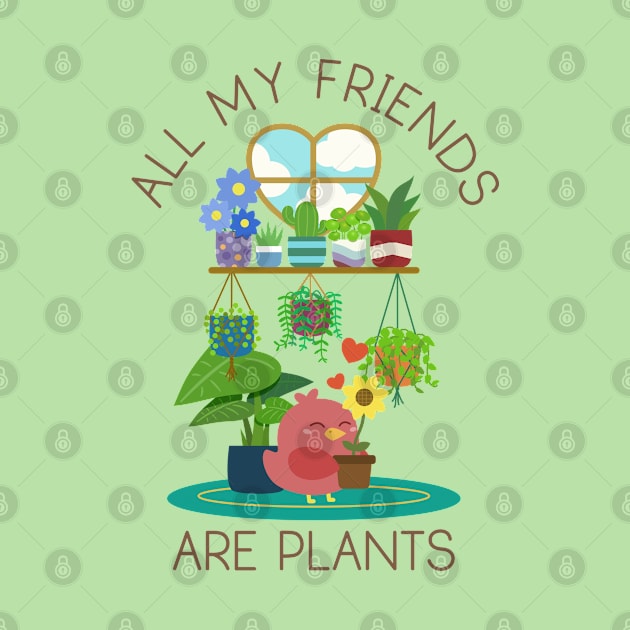 All My Friends are Plants by StrayKoi