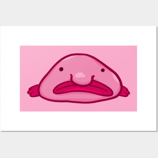 Blob Fish Mounted Print for Sale by SillyFun