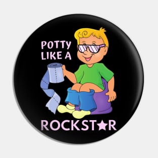 Potty Like A Rockstar Pin