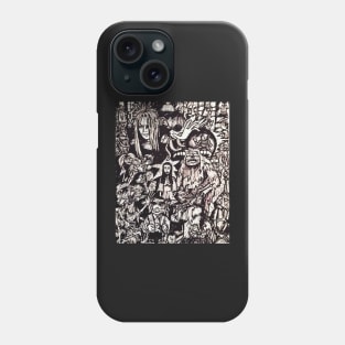 Jim Henson, David bowie, labyrnth labyrinth Phone Case