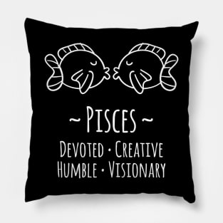 Pisces Zodiac Sign Pillow