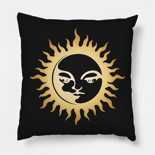 Sun face Pillow by martinussumbaji