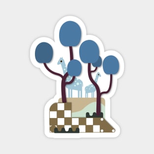 Girath & Blue Trees Magnet