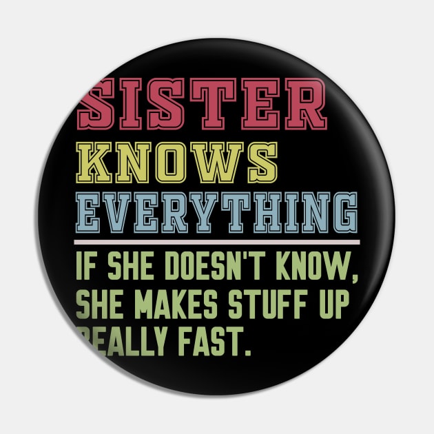 Sister knows everything vintage Pin by Work Memes