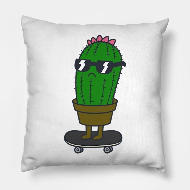 Cactus Skate Pillow by rudypagnel