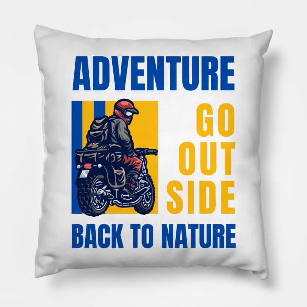 Adventure Touring Pillow by Salasala