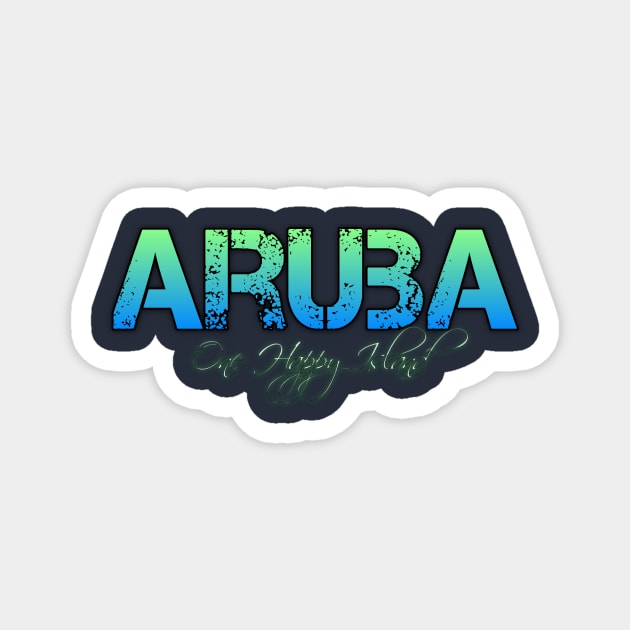 aruba Magnet by HarlinDesign