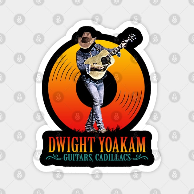 Dwight Yoakam Magnet by Junnas Tampolly