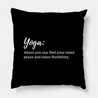 Yoga - inner peace Pillow