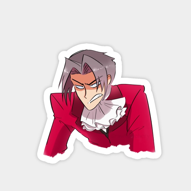 Edgeworth Magnet by shadowllamacorn