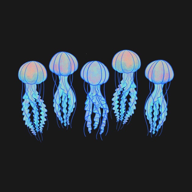 Bioluminous Jellyfish by Carabara Designs