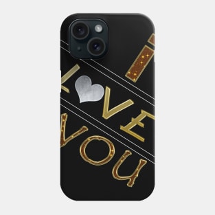 I love you man and woman unisex Phone Case