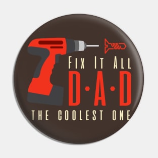 Fixer Dad Pin