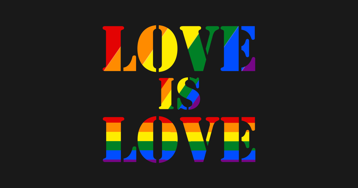 Love Is Love Lgbt Gay Pride Month Rainbow T Love Is Love Lgbt Gay Pride Sticker Teepublic